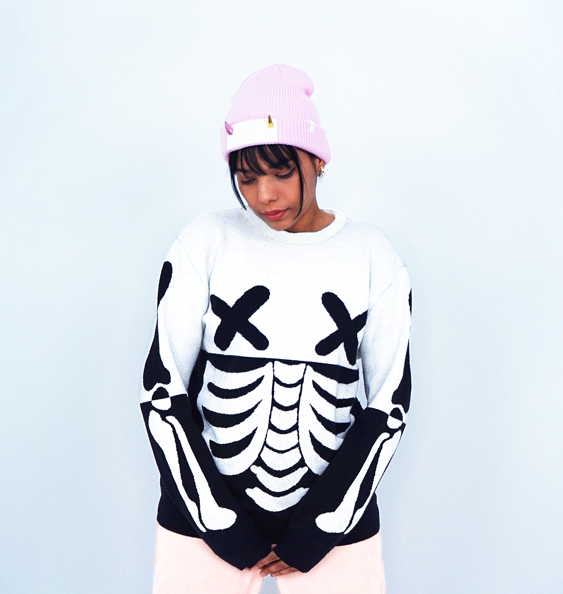 Skeleton Knit Sweater