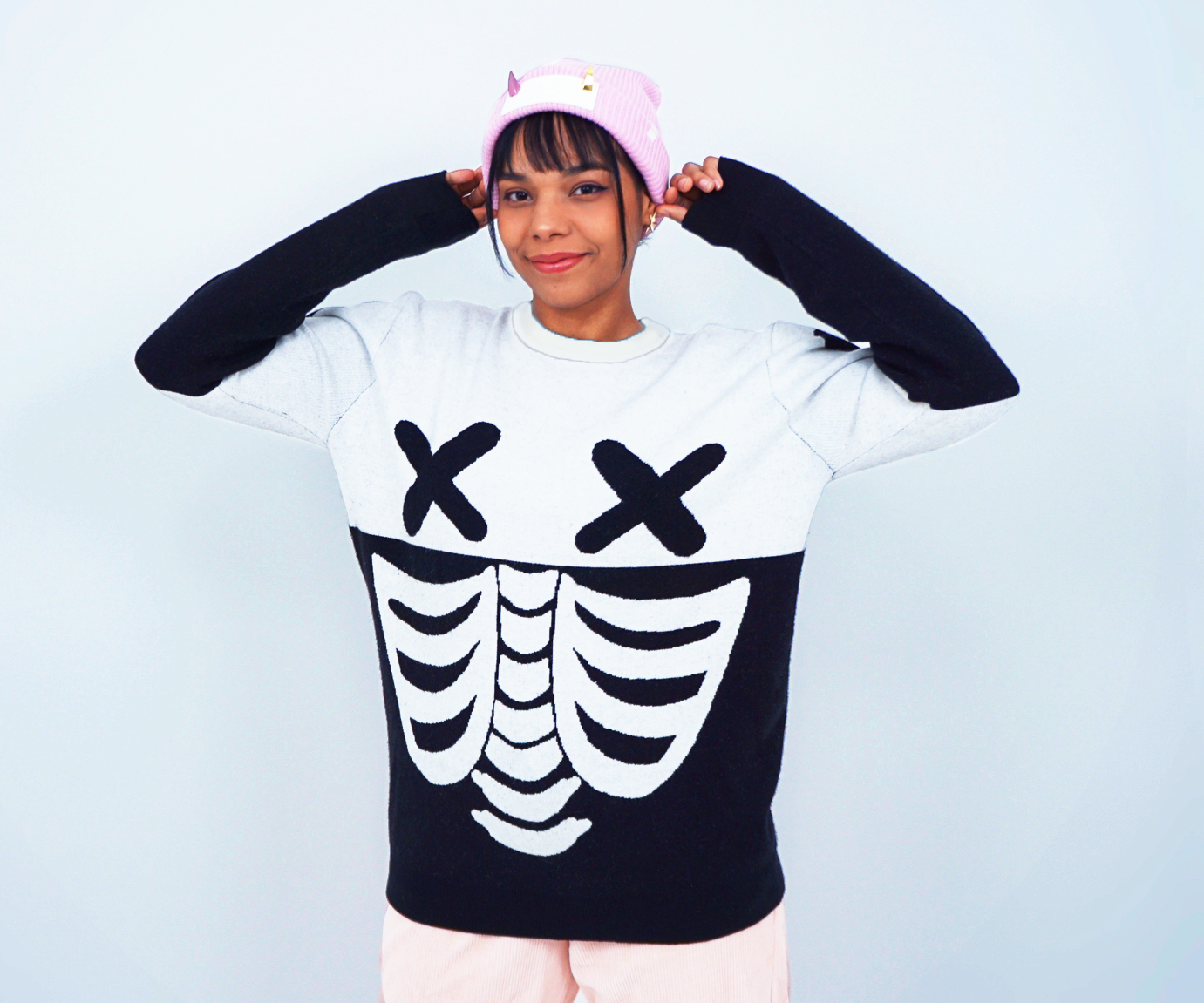 Skeleton Knit Sweater