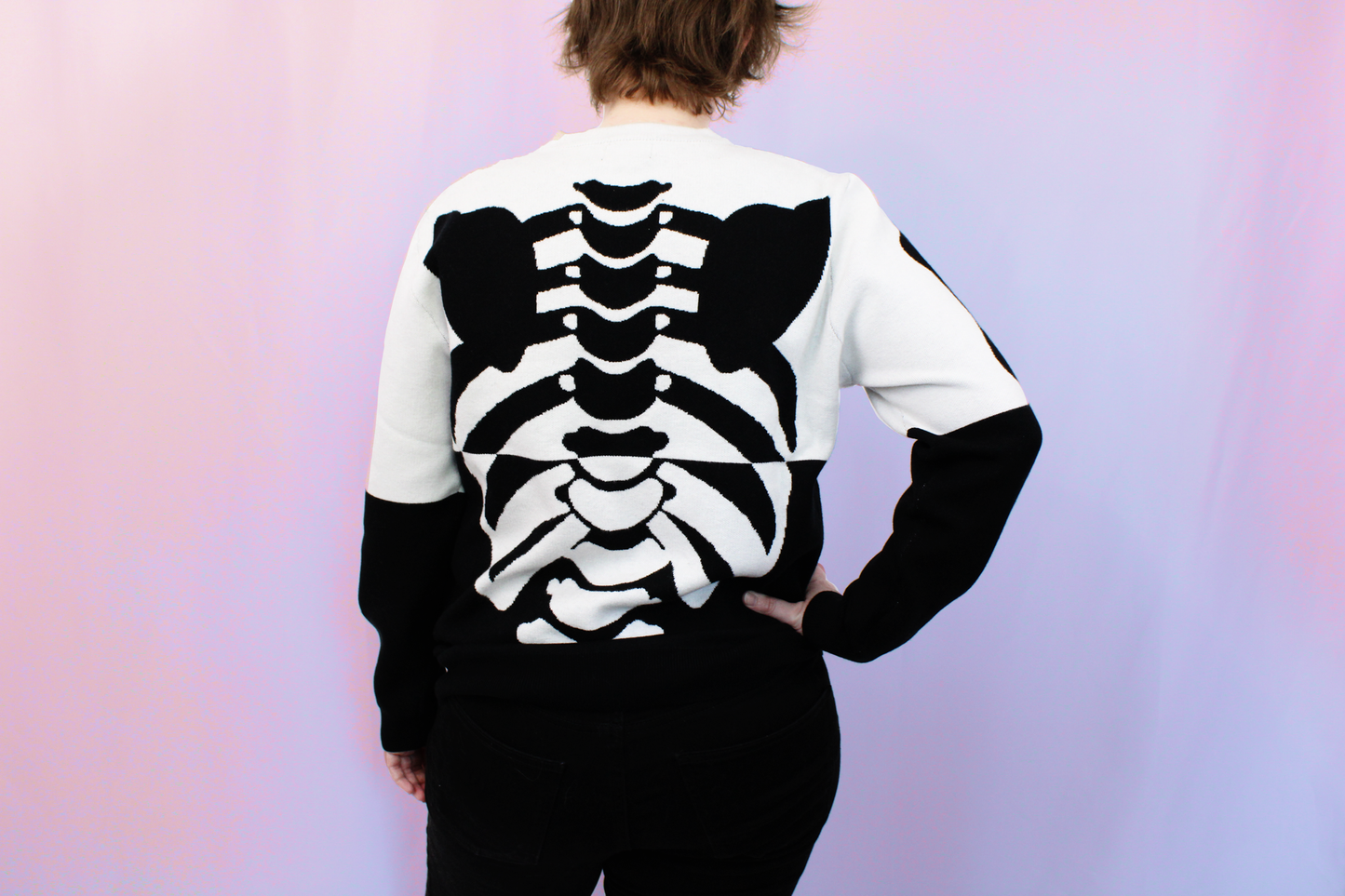 Skeleton Knit Sweater