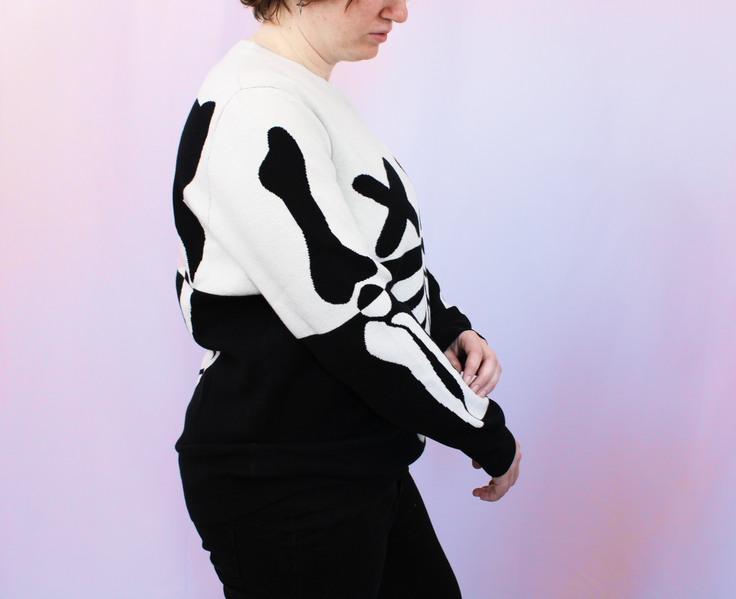 Skeleton Knit Sweater