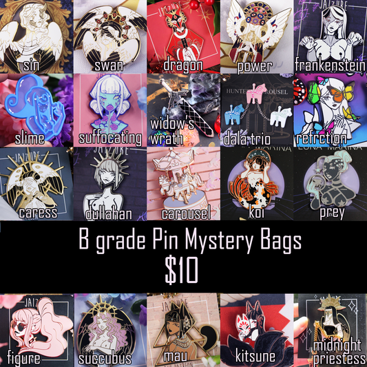 B grade pin mystery bags | Series 6