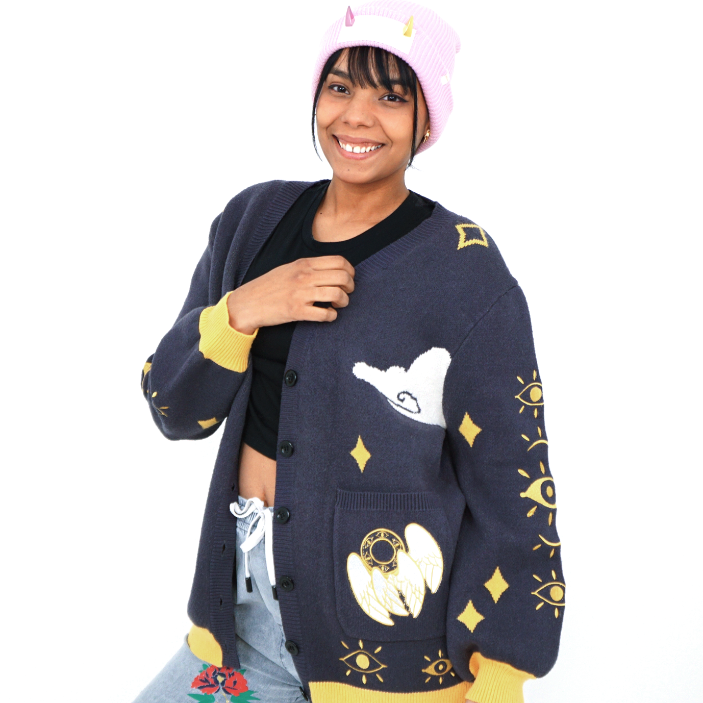 Seraphim Winged Cardigan | Gold Variant