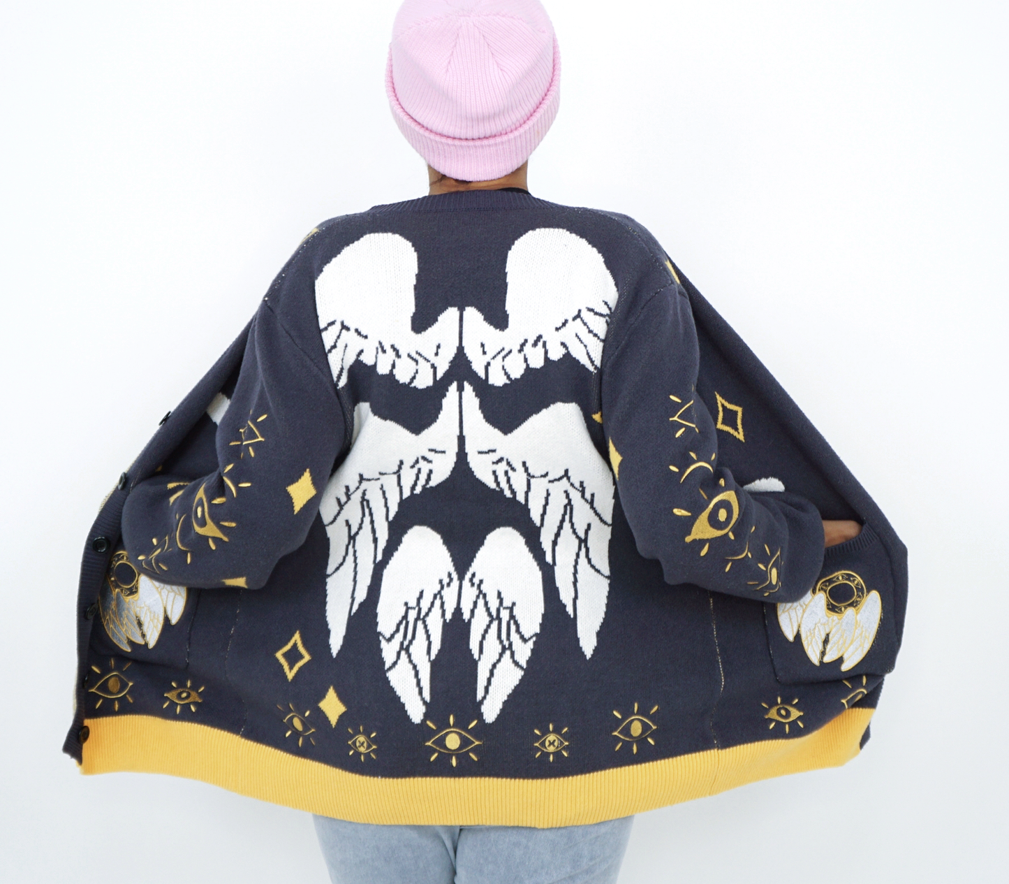 Seraphim Winged Cardigan | Gold Variant