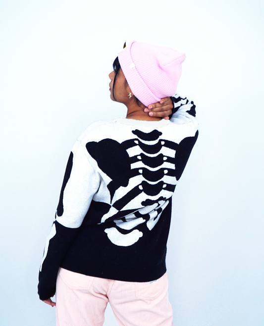 Skeleton Knit Sweater