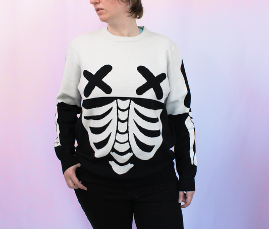 Skeleton Knit Sweater